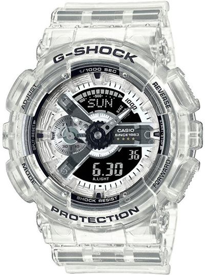 Orë dore për meshkuj Casio G-Shock GA-114RX-7AER, transparente
