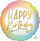 Balonë foli Anagram Happy Birthday, 17\", ombre, ari shumëngjyrësh