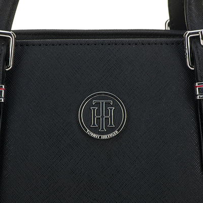 Çantë Tommy Hilfiger Honey Small Tote, e zezë