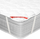 Навлака за душек AIO FACTORY Premium Mattress Topper 160x200cm, микрофибер, бела