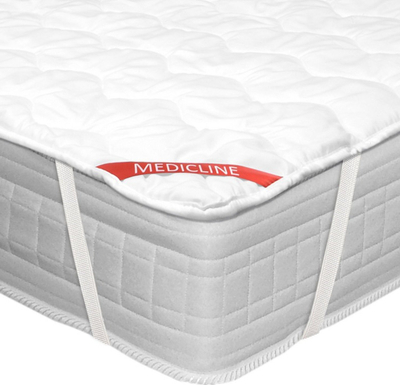 Навлака за душек AIO FACTORY Premium Mattress Topper 160x200cm, микрофибер, бела