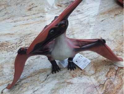 Figurinë dinosauri Pteranodon large E-396 97382, madhësi e madhe, plastike shumëngjyrëshe