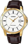 Ora dore Casio MTPV004GL-7A, lëkurë, quartz, ngjyrë ari