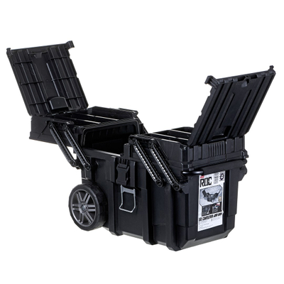 Kuti mjetesh me rrota Keter 238270, 64.6 x 37.3 x 41 cm, e zezë