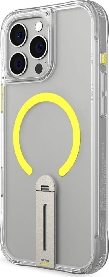 Këllëf telefoni Skinarma Helix për iPhone 16 Pro Max, me magnet MagSafe, transparent