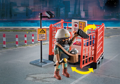 Set lodrash Playmobil City Action Police Starter Pack 71381, 46 pjesë, për kalamaj 4+