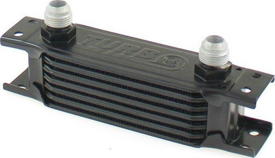 Ftohës vaji Slim me 7 rreshta, 140x50x50 mm, AN8, i zi