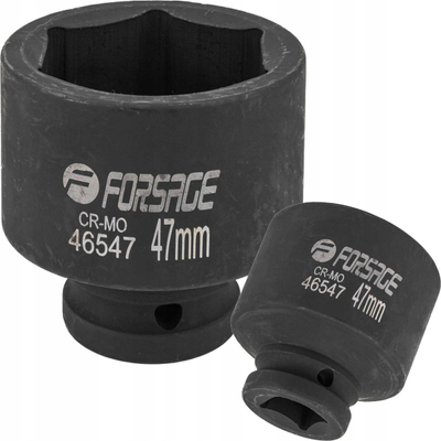Kokë goditëse Forsage 3/4", 47mm, 6-këndësh, çelik Cr-Mo