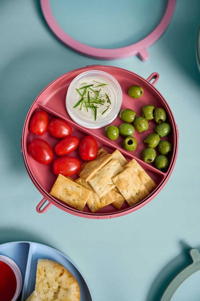 Enë dreke Mepal Vita Bento Lunch Bowl, 5 ndarje, 24x20.7x8.5 cm, vjollcë Vivid Mauve
