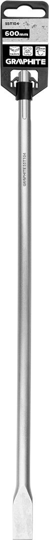 Daltë pllakëzuese Graphite SDS Max, 25 x 18 x 600 mm, metalike