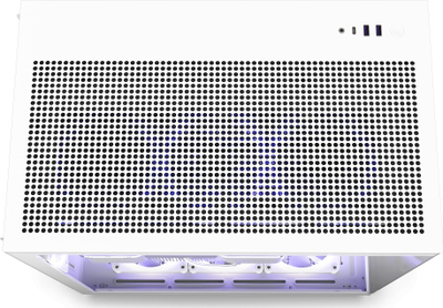 Kullë PC NZXT H9 Flow, ATX, xham i temperuar, e bardhë