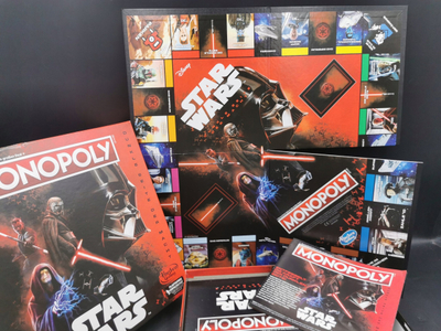 Lojë tavoline Hasbro Monopoly Disney Star Wars Dark Side, për 2 deri në 6 lojtarë, për mosha 8 vjeç e lart