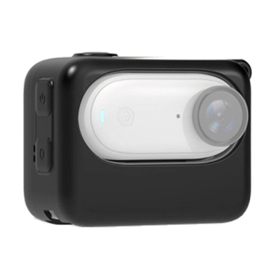 Mbulesë silikoni PULUZ PU865B për Insta360 GO 3 Action Pod, me funksion karikimi, e zezë