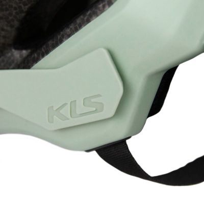 Helmet për biçikletë malore Kellys Outrage, in-mold, me strehë, jeshile