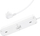 Продолжен приклучок Hoco Aura, 4 приклучни порти, 2x USB QC3.0 18W и Type C PD 20W, бел