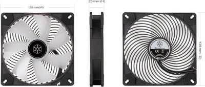 Ventilator SilverStone SST-AP140I-ARGB, i zi