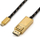 Графички адаптер USB ROLINE 11.04.5848, DisplayPort 1.2, 4096 x 2560, црно-златен