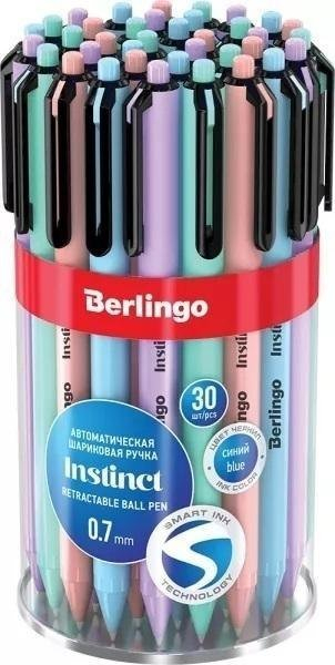 Stilolaps me bojë Berlingo Instinct, 0.7mm, blu, set me 30 copë