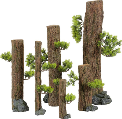 Dekor akuariumi Zolux Forest XXL, rrëshirë, madhësi shumë e madhe, shumëngjyrësh