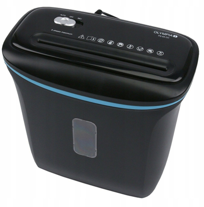 Сечка за хартија Olympia PS 63CC, вкрстено сечење P 4, 12L, црна