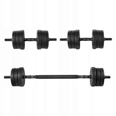 Set hantelash Spokey Pondus 20 SPK-944223, 2x 10 kg, i zi