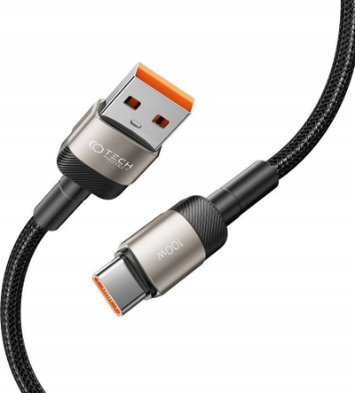 Kabllo karikimi Tech-Protect UltraBoost Evo, USB në USB-C, 100W 5A, 1m, titanium