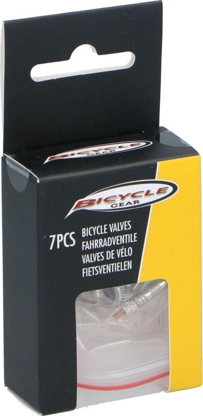 Set valvulash biçiklete BICYCLE GEAR, 7 copë, plastikë dhe alumin