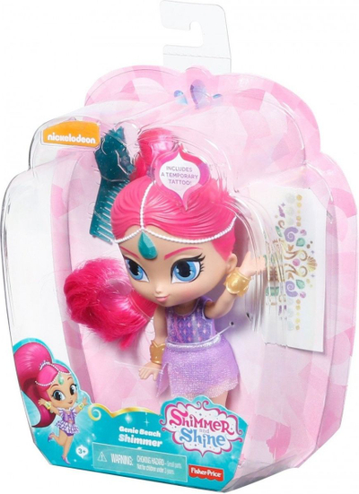 Kukull Nickelodeon Shimmer and Shine Shimmer, 6\", me aksesorë, rozë