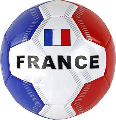 Top futbolli LEAN Toys Flag of France, madhësia 5, 24cm, shumëngjyrësh