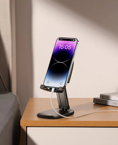 Mbajtëse telefoni dhe tableti Joyroom JR-ZS371, paloset, rregullim lartësie, e zezë