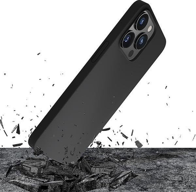 Kapak silikoni 3MK Silicone Case për iPhone 13 Pro Max 6.7", i zi