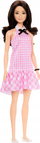Kукла Barbie Fashionistas #224 HRH21, издание 65 годишнина, со додатоци, розов gingham фустан