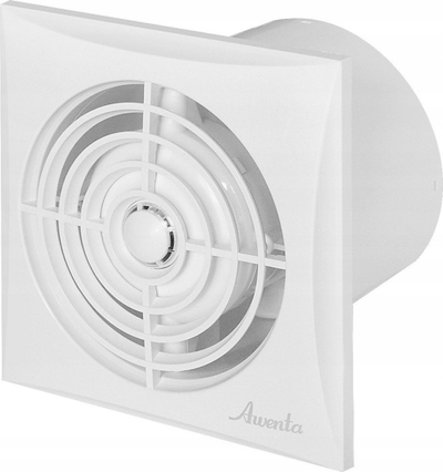 Ventilator banjoje Awenta Silence WZ125F, fi125 mm, me timer dhe fotocelulë, i bardhë