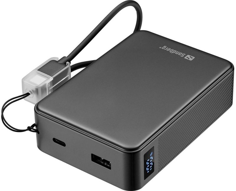 Powerbank Sandberg Nano 20000 mAh, PD 20W, USB-C, i zi