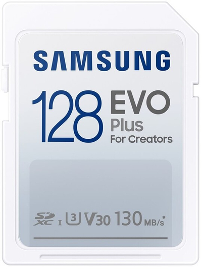 [OUTLET] Kartë memorie Samsung SDXC 128GB EVO Plus UHS-I U3 (Class 10)