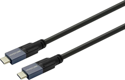 Kабел USB Vivolink PROUSBCMM6, USB-C во USB-C, 6 m, црн