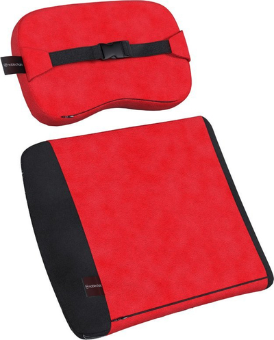 Сет гејминг перници Noblechairs Memory Foam, Spider-Man Edition, за врат и половина, црвени
