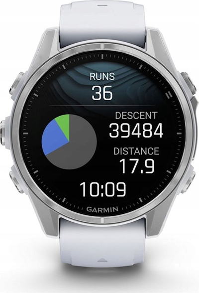 Orë sportive Garmin Fenix 8 AMOLED, 43mm, GPS, e zezë