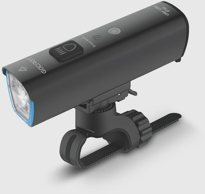 Dritë e përparme biçiklete LED, 1200lm, 4400mAh, karikim USB, e zezë