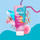 Xhel dushi Apart Young Care Cotton Candy, 200ml, me aromë çokollate pambuku