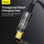 Kabllo Baseus Explorer Series USB-A - USB-C, 100W, 1m, e zezë