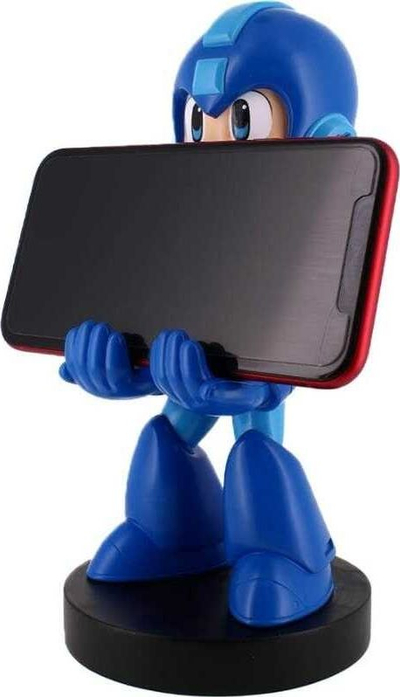 Stendë për kontrollor dhe telefon Cable Guys Capcom Mega Man, me kabllo Micro USB 2 m, blu
