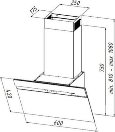 Aspirator Akpo WK-9, 60cm, i zi