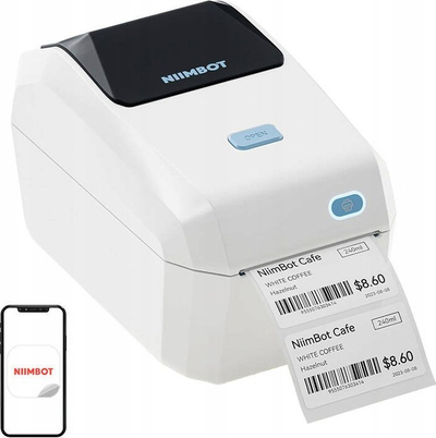 Printer portativ etiketash Niimbot K3, lidhet me telefon, krem