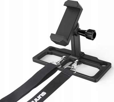 Mbajtëse telefoni Sunnylife për pult DJI Mavic, me rregullim këndi, me varëse qafe, e zezë
