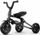 Трицикл за деца Qplay Nova, 6 во 1, Niello Black, црна