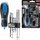 Set kaçavidash Forsage F-2074B, 7 pjesë, bitë CR-V, zi blu
