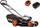 Kositëse bari NAC 40V, bateri 6Ah, prerje 46 cm, kosh 60 L, e zezë