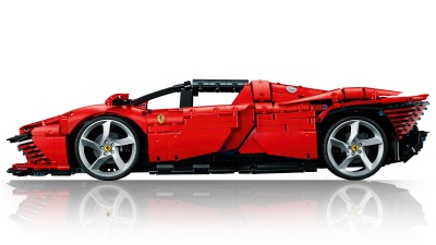Set ndërtimi LEGO Technic Ferrari Daytona SP3 42143, shkallë 1:8, për të rritur, i kuq