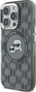 Kapak telefoni Karl Lagerfeld Monogram K&amp;CH, me MagSafe, për iPhone 16 Pro, i zi